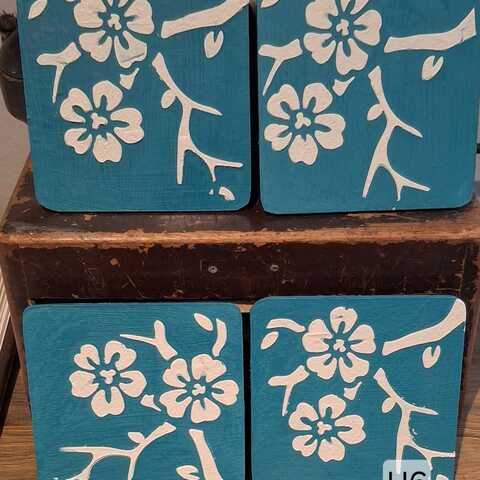 4 x Coasters R60.00 per set