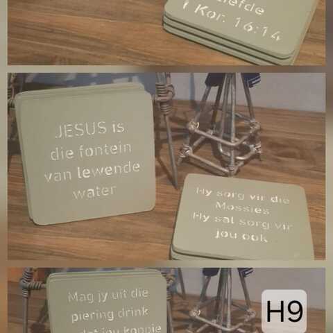 6 x Coasters R80.00 per set