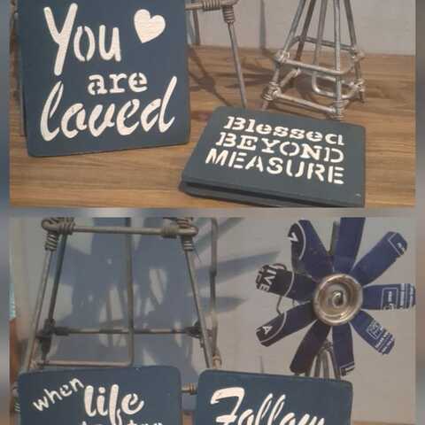 6 x Coasters R80.00 per set